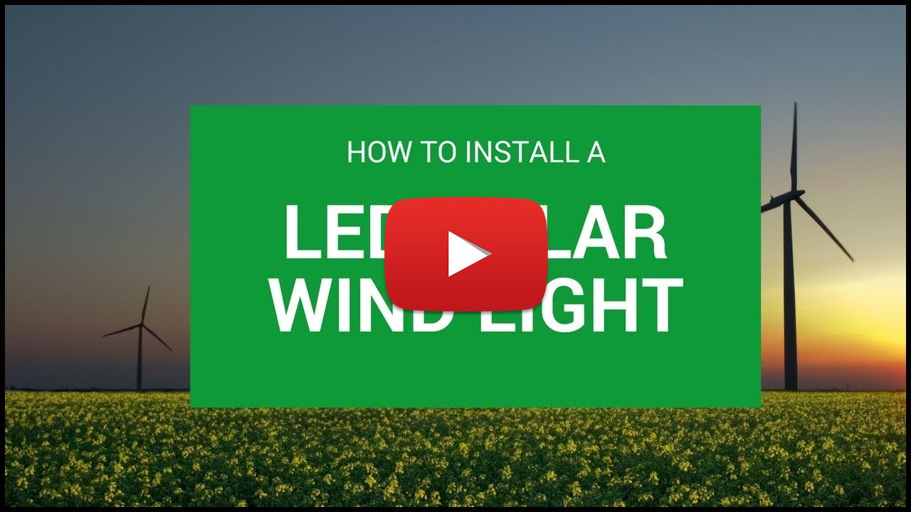 How-to-Install-Solar-Wind-Street-Light How to install solar street light