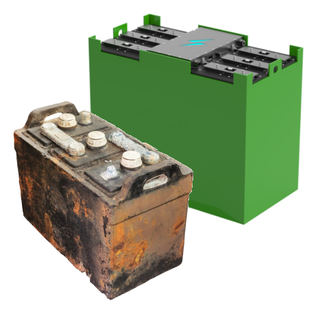 Old & New Batteries