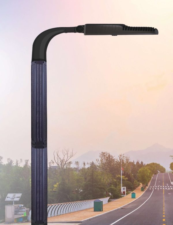 Hexagonal-solar-Integrated-Pole-600x780 Solar Wrapped Integrated Pole Lighting